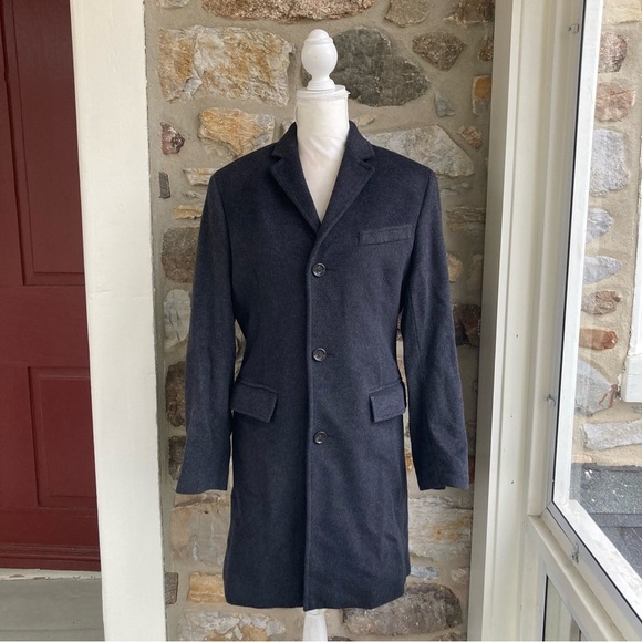 J. Crew Ludlow Topcoat in Italian Wool Cashmere Heather Charcoal F5543 $450 - Picture 1 of 17